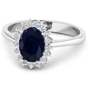 14 Kt White Gold Aquamarine Earrings