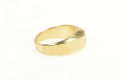 14K Yellow Gold 0.42 Ctw VVS Baguette Diamond Men's Ring