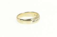 14K Yellow Gold 0.50 Ctw Classic Diamond Men's Wedding Band Ring