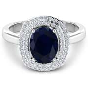 14 Kt White Gold Aquamarine Earrings