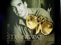 Jay Strongwater Studio Butterfly Brooch w/Box