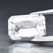 Exceptional 1.46ct collectors diamond white Goshenite