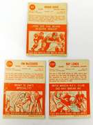 3 Topps 1963 Topps Football Cards