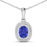 14 Kt White Gold Aquamarine Earrings