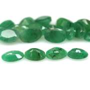 Oval cut 8.50ct Zambian Emerald set