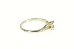 14K White Gold Vintage NOS 1950's 3.1mm Engagement Setting Ring