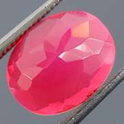 Gorgeous 1.52ct faceted flamingo pink Opal