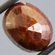 UNTREATED! 18.84ct root beer faceted Sapphire