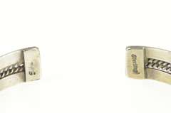 Sterling Silver Taje Navajo Native American Artisan Cuff Bracelet