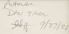 Very rare hand signed Dali, 1972