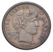 1898-O Barber Dime
