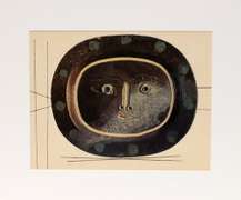 Very rare Picasso offset lithograph in gloss coated from 1948