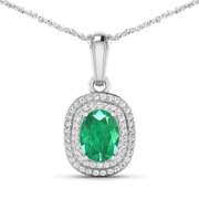 14 Kt White Gold Aquamarine Earrings