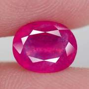 Vivid imperial red 2.94ct oval cut Ruby