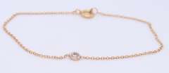 Favorite 18kt Yellow Gold Diamond Bezel Set Bracelet
