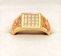 14kt Solid Yellow & Rose Gold Men's Ring