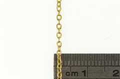 Gold Filled 1.6mm Cable Chain Classic Oval Simple Link Necklace