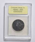 1824/2 Coronet Head Large Cent