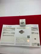 CERTIFIED 14K WHITE GOLD AND DIAMOND RING