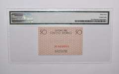 PMG64 1940 Poland 50 Pfennig Lodz Ghetto PO#560a SB1001 Sign Rumkowski