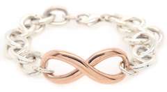 Tiffany & Co. Chunky Infinity Bracelet in Rubedo and Sterling