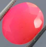 Stunning 3.01ct faceted flamingo pink Opal