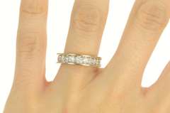 14K Yellow Gold 1.25 Ctw Classic Channel Diamond Wedding Ring