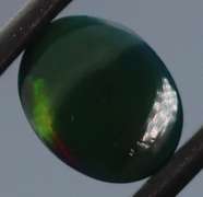 Awesome 1.77ct double sided Black Opal