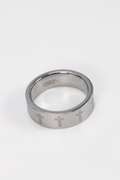 Men's Tungsten Carbide Cross Pipe Cigar Band Wedding Band Comfort Fit Ring Size 14