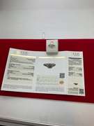 CERTIFIED BRAND NEW 18K WHITE GOLD AND DIAMOND RING