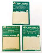 3 Washington Redskins 1960 Football Cards