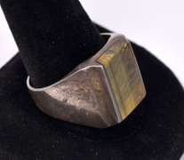 Mysterious Gem Set In Sterling Ring