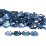 Natural 7.90ct rich blue Sapphire set
