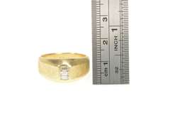 14K Yellow Gold 0.42 Ctw VVS Baguette Diamond Men's Ring
