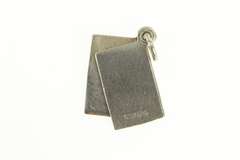 Sterling Silver Love Message Letter Romantic I Love You Charm/Pendant