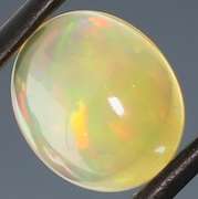 Outstanding 2.35ct patchwork patterned Jelly Opal