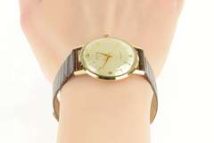 10K 1960's Lord Elgin Ford Retirement Vintage Men's Watch