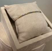14kt Solid Yellow, White, & Rose Gold Bracelet- Tri-Color!