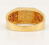 14kt Solid Yellow & Rose Gold Men's Ring