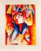 Alexandra Nechita, Very collectable hand signed lithograph