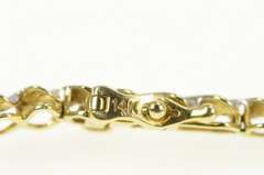 14K Yellow Gold 1.00 Ctw Diamond Zig Zag Vintage Tennis Bracelet