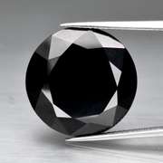 Large 22.04ct unheated black Spinel solitaire