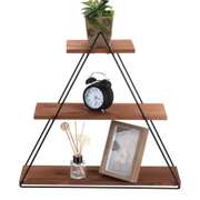 3-Tier Triangular Wall Mounted Shelf Floating Shelves