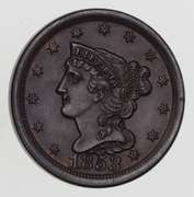 1853 Braided Hair Half Cent - Choice