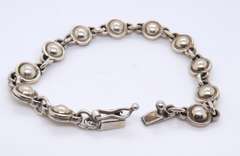 Vintage 925 Sterling Silver Fancy Link Bracelet