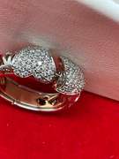 CERTIFIED BRAND NEW  LADIES 18K GOLD AND DIAMOND BAND
