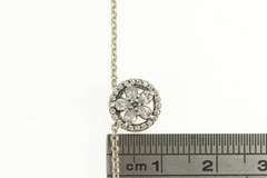 Sterling Silver Pandora Designer Sparkling Snowflake Necklace