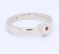 Tiffany & Co Pink Sapphire Heart Ring