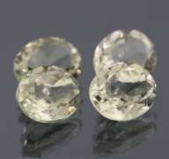 Brilliant 16.18ct natural platinum green Amethyst set