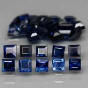 Heated only top blue 3.69ct Sapphire set